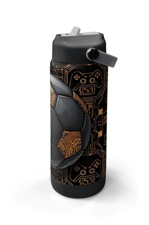 Coral High Futbol Desenli Katlanır Ağızlıklı Çelik Termos 650 ml 38317