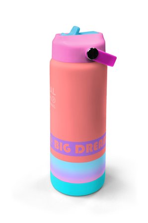 Coral High Çok Renkli Desenli Katlanır Ağızlıklı Çelik Termos 650 ml 38373