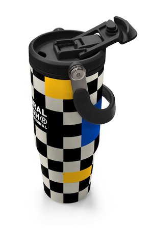 Coral High Dama Desenli Pipetli ve Direkt İçim Çelik Termos 900 ml 38703