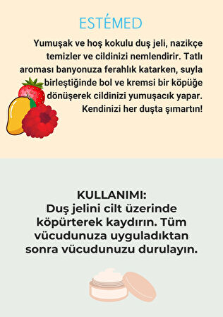 Estemed Duş Jölesi & Shower Jelly Blue Fresh 400ml