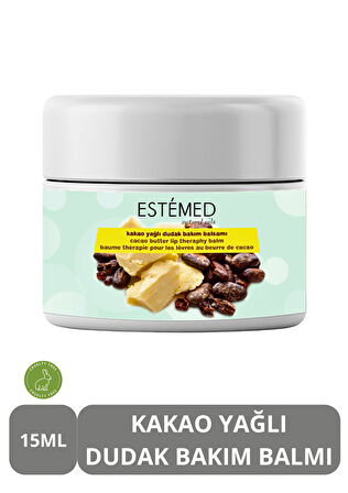 Estemed Kakao Yağlı Dudak Bakım Balsamı & Cacao Butter Lip Theraphy Balm 15ml