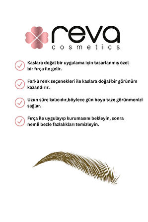 Koyu Kahverengi Likit Kaş Maskarası & Liquid Eyebrow Tattoo 5ml - No: 102 Vegan & Temiz Içerikli