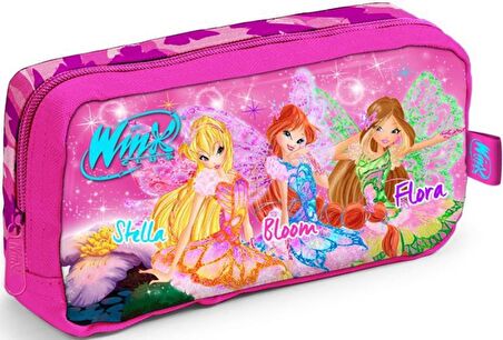 Winx Club Kızları Tek Bölmeli Kalem Çantası