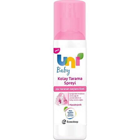 Uni Baby Kolay Tarama Spreyi 200 ml x 2 Adet