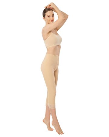 VARİTEKS 123 Agraflı Bel - Diz Altı / Destekli Liposuction Korse