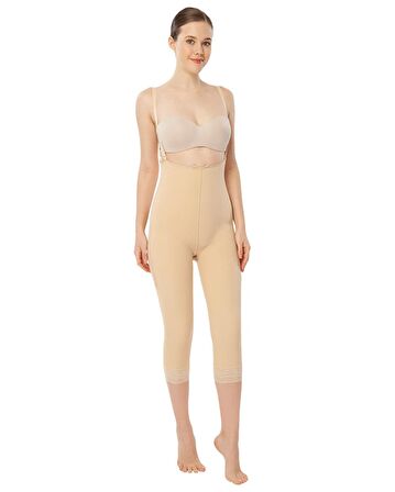 VARİTEKS 221 Fermuarlı Göğüs - Altı / Sırt Destekli Liposuction Korse
