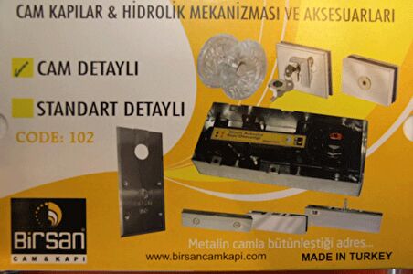 Birsan Hidrolik Motor Cam Detaylı Yer Hidroliği BRS 101-CAM