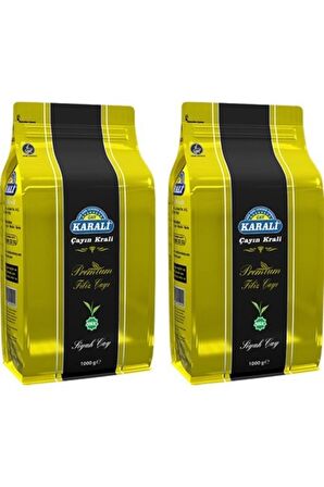 Karali Premium Organik Dökme Siyah Çay 2x1000 gr 