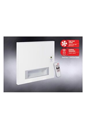 İvigo Dijital Fanlı 2500W Isıtıcı Beyaz