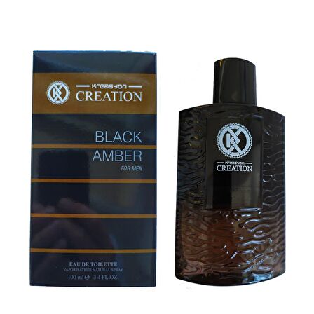 Kreasyon Black Amber EDC Çiçeksi Erkek Parfüm 100 ml  