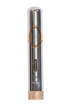 Parmida Tek Torch Pürmüz Delicili Gümüş Metal Puro Çakmağı - TR9519