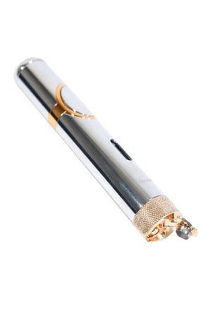 Parmida Tek Torch Pürmüz Delicili Gümüş Metal Puro Çakmağı - TR9519