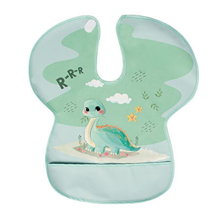 Büyük Muşamba Önlük - Bebek Dinozor