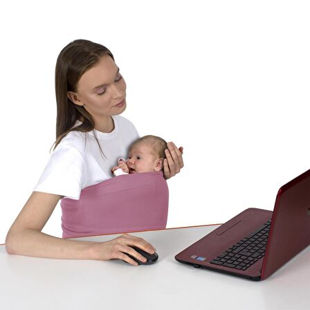 Sevi Bebe Anne Sıcaklığı Sling ART-573 Pembe
