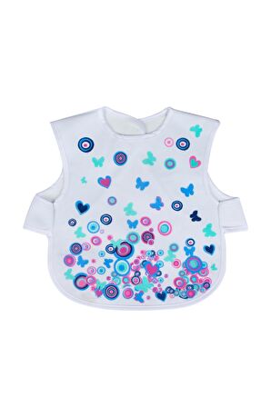 Sevi Bebe Lüks Giymeli Önlük Nazar Boncuğu Desenli