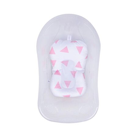 Sevi Bebe Cozy Banyo Minderi ART-69 Pembe Üçgen