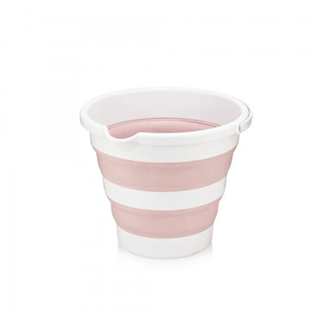 Katlanabilir Kova Pembe