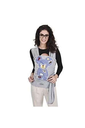 Sevi Bebe Destekli Giymeli Sling Gri