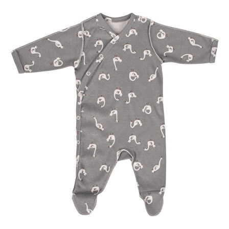 Sevi Bebe Desenli Prematüre Pijama Tulumu 6945