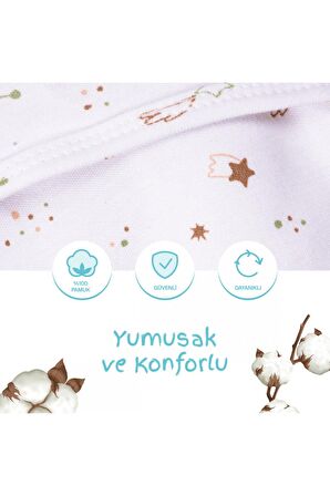 Yeni Sezon Renkli Desenli %100 Pamuk Kundak