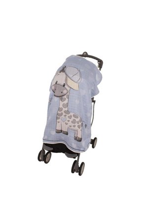 Sevi Bebe Pano Baskılı Müslin Bebek Arabası Örtüsü