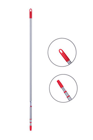 Flora Teleskopik Uzatmalı Metal Sırık Sap 4 Metre Yeni Tasatım
