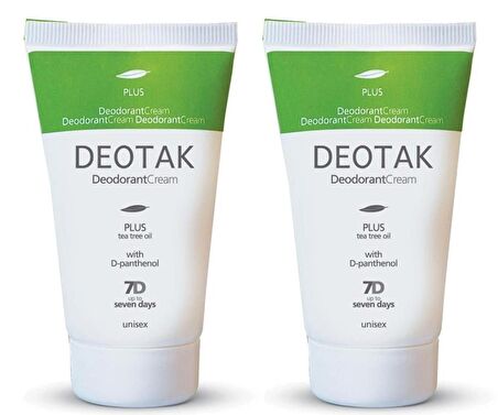 Deotak Krem Deodorant Plus 35 ml x 2 Adet