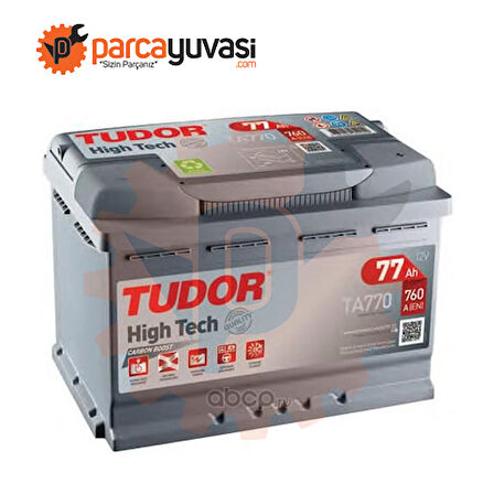Aku Aku 12v 77 Ah L03 (278×175×190) High Tech Carbon Boost 2.0 (hizli Sarj) - Tudor Ta770