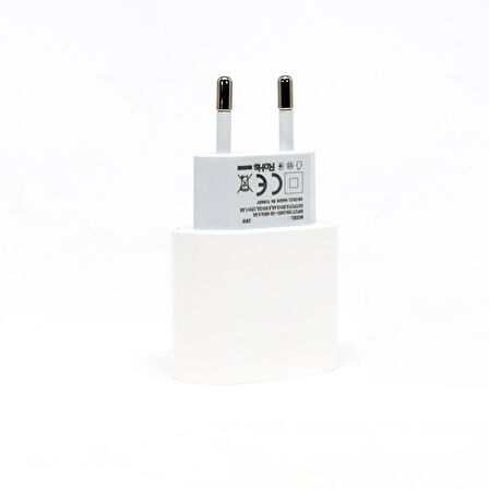 Global YK PD20W Type-C Çıkışlı Ev Tipi Şarj Aleti Başlığı Beyaz