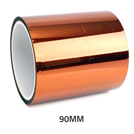 Kapton Bant. Isıya Dayanıklı Termal Bant. Isı Yalıtım Bandı 90mm