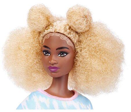 Afro Sarışın Barbie Fashionistas Bebek Orijinal Ürün