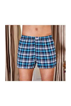 12 Li Erkek Poplin Boxer