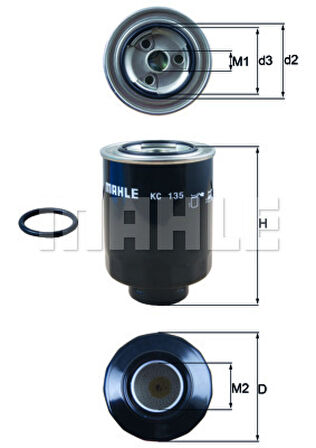 Japon Yakıt Filtresi - . - Mhl Kc135d