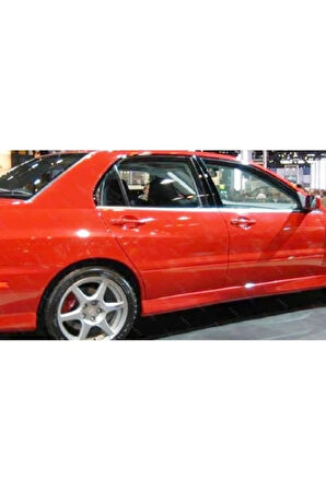 Mitsubishi Lancer Krom Cam Çıtası 4 Parça 2007 Ve Üzeri Paslanmaz Çelik
