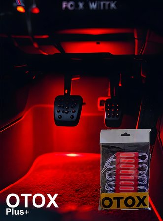 Kırmızı | Ambiyans LED | Premium – Ofis , Araç & Ev Uyumlu DC 12V | 6 Renk Seçeneği | 10'Lu Paket