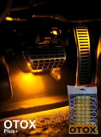Sarı |Ambiyans LED | Premium – Ofis , Araç & Ev Uyumlu DC 12V | 6 Renk Seçeneği | 10'Lu Paket