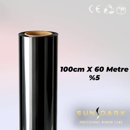 100cm X 60 Metre | %5 | Siyah Cam Filmi | | Nano Teknoloji Katman
