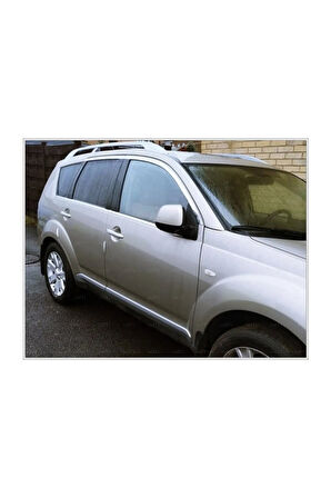 Mitsubishi Outlander Krom Cam Çıtası 8 Parça 2006-2012 Arası Paslanmaz Çelik