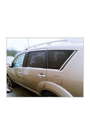 Mitsubishi Outlander Krom Cam Çıtası 8 Parça 2006-2012 Arası Paslanmaz Çelik