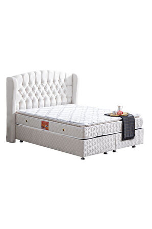 Nice İkili Set Baza Başlık Seti, Krem