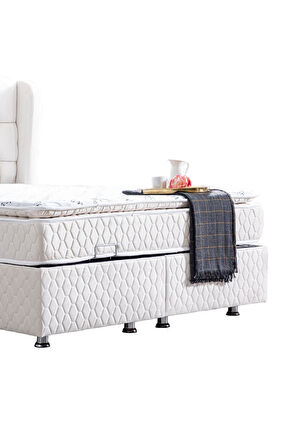 Nice İkili Set Baza Başlık Seti, Krem