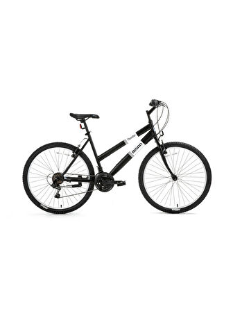 Bisan Thunder 24 V Fren 18 Vites 24 Jant Dağ Bisikleti Siyah Beyaz 42 Kadro