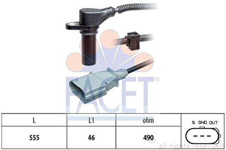 Vag Krank Devir Sensoru Transporter T5 Beetle Bora Golf IV Sharan A3 Alhambra İbiza Leon Toledo Fabıa - Facet 9.0505