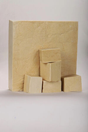 Şık Kalıp Kostiksiz Saf Orjinal El Yapımı %100 Doğal Hakiki Zeytağlı Sabun 500 Gr