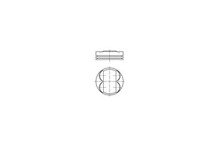 Opel Motor Piston+segman Komple (0,50) Opel – Chevrolet 1.2 – A12xer - Mahle 011pi00113002