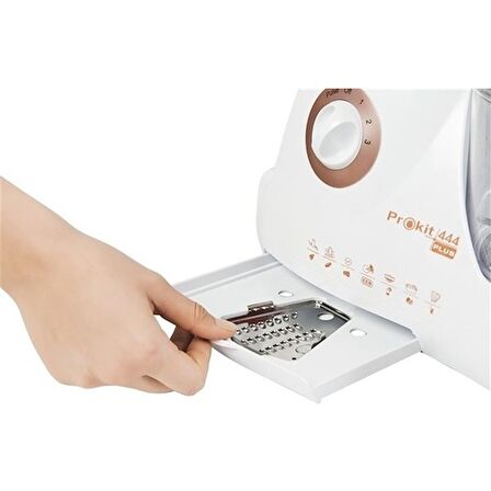 Arnica Prokit 444 Plus Kompakt Mutfak Robotu White  