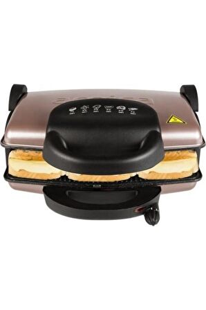 Arnica Ayvalık 4000 GH26112 Çift Taraflı Çıkartılabilir Plaka Teflon 1750 W 6 Dilim Tost Makinesi