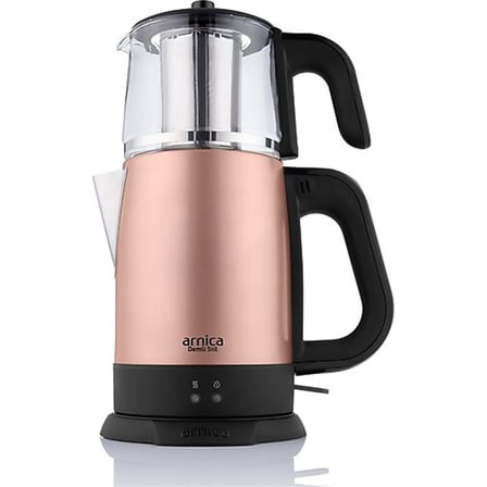 ARNİCA IH33200 DEMLİ STİL 1800 W ROSE CAM DEMLİKLİ ÇAY MAKİNESİ 1,8L
