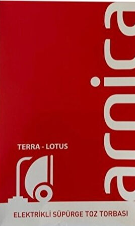 ARNİCA ORİJİNAL TOZ TORBASI 5 ADET TERRA-VESTA-VESTA ERGO-LOTUS UYUMLU-KULLAN AT-BKS5