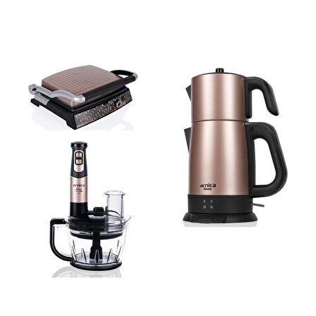 Arnica 3'Lü Elektronik Çeyiz Paketi Rose St-90004